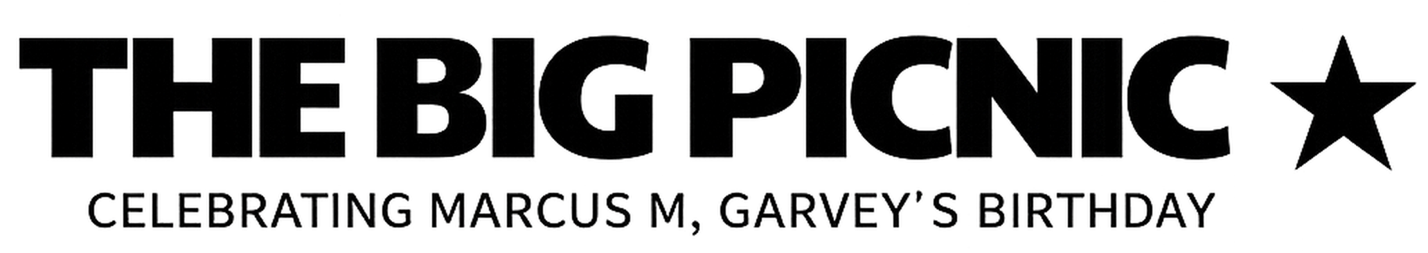 THE BIG PICNIC - Marcus Garvey's Birthday Celebration